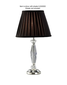 IL11001  Nexon Crystal 33.5cm 1 Light Table Lamp Without Shade